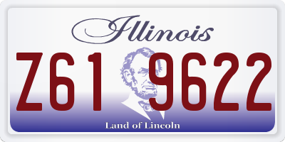 IL license plate Z619622