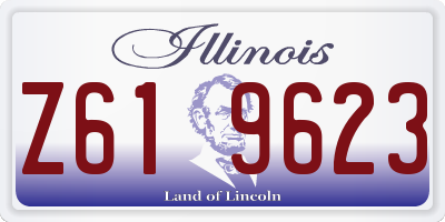 IL license plate Z619623