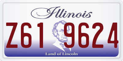 IL license plate Z619624