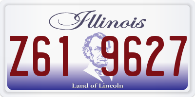 IL license plate Z619627