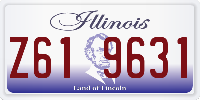 IL license plate Z619631