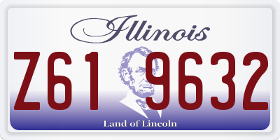 IL license plate Z619632