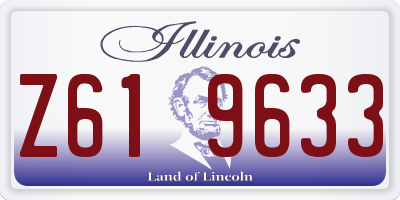 IL license plate Z619633