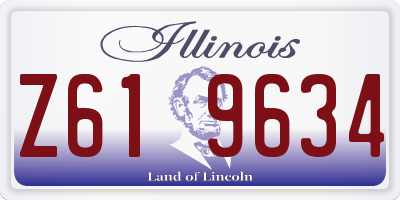 IL license plate Z619634