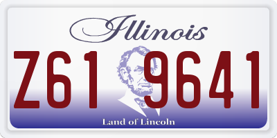 IL license plate Z619641