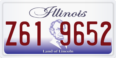 IL license plate Z619652