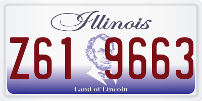 IL license plate Z619663