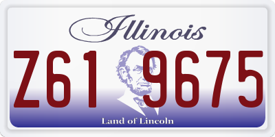 IL license plate Z619675