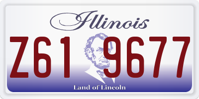 IL license plate Z619677