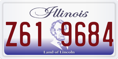 IL license plate Z619684