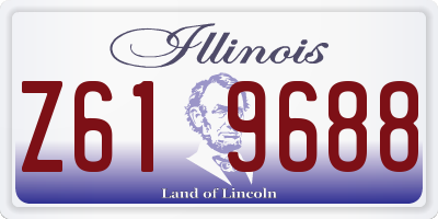 IL license plate Z619688