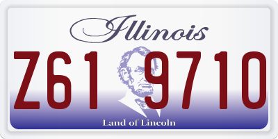 IL license plate Z619710