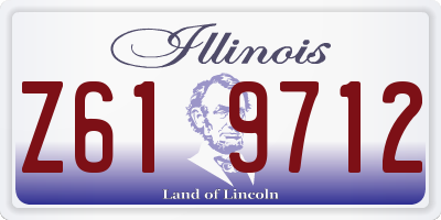 IL license plate Z619712