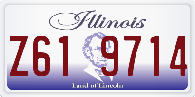 IL license plate Z619714