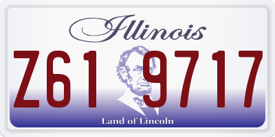 IL license plate Z619717