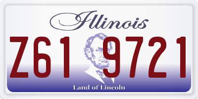 IL license plate Z619721