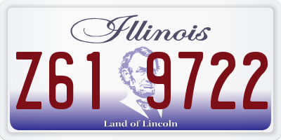 IL license plate Z619722