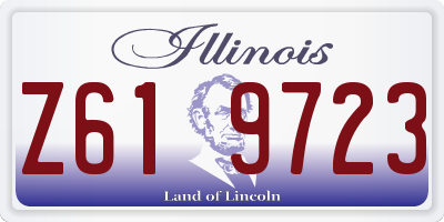 IL license plate Z619723