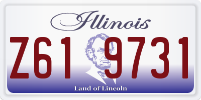 IL license plate Z619731