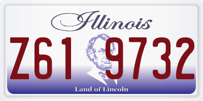 IL license plate Z619732