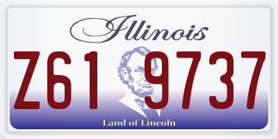 IL license plate Z619737