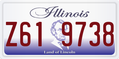 IL license plate Z619738