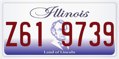 IL license plate Z619739