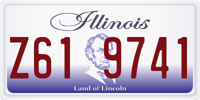 IL license plate Z619741