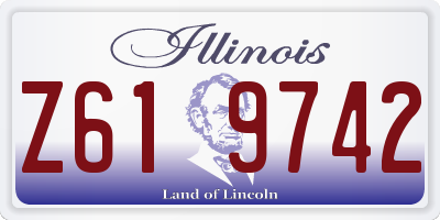 IL license plate Z619742