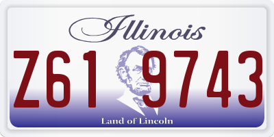 IL license plate Z619743