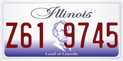 IL license plate Z619745