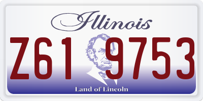 IL license plate Z619753