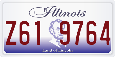 IL license plate Z619764
