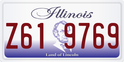 IL license plate Z619769