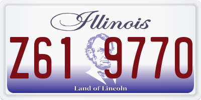 IL license plate Z619770