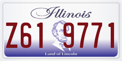 IL license plate Z619771