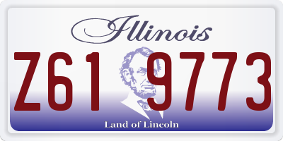 IL license plate Z619773