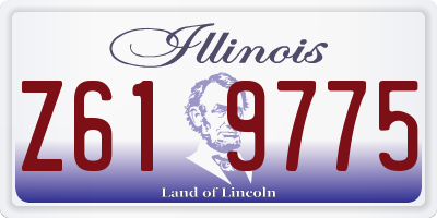 IL license plate Z619775