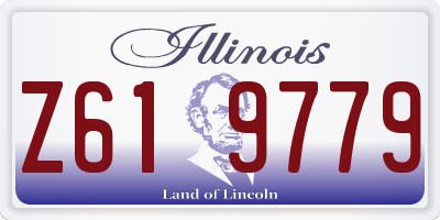 IL license plate Z619779
