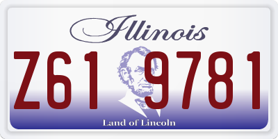IL license plate Z619781