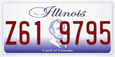 IL license plate Z619795