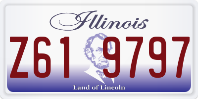 IL license plate Z619797