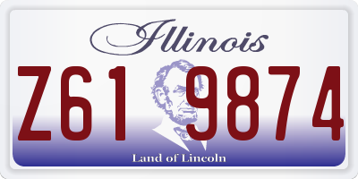 IL license plate Z619874