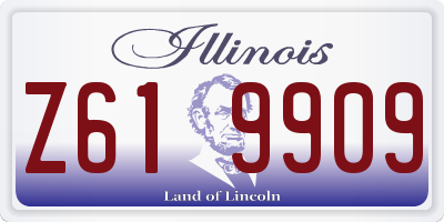 IL license plate Z619909