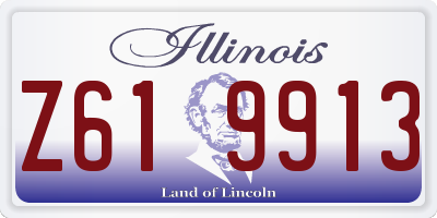 IL license plate Z619913