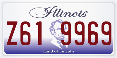 IL license plate Z619969