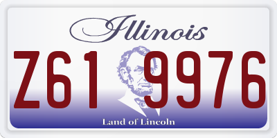 IL license plate Z619976