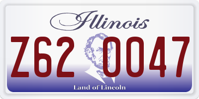 IL license plate Z620047