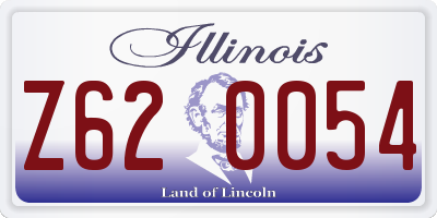 IL license plate Z620054
