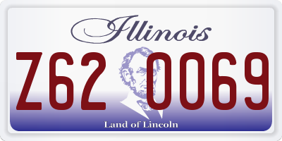 IL license plate Z620069